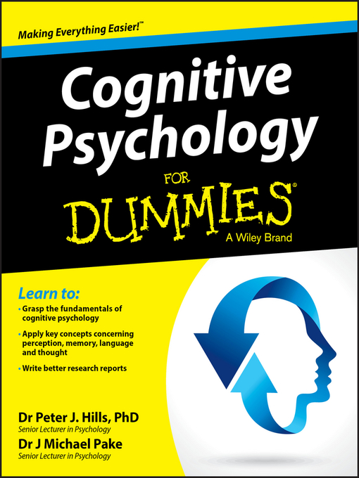 Cover image for Cognitive Psychology For Dummies